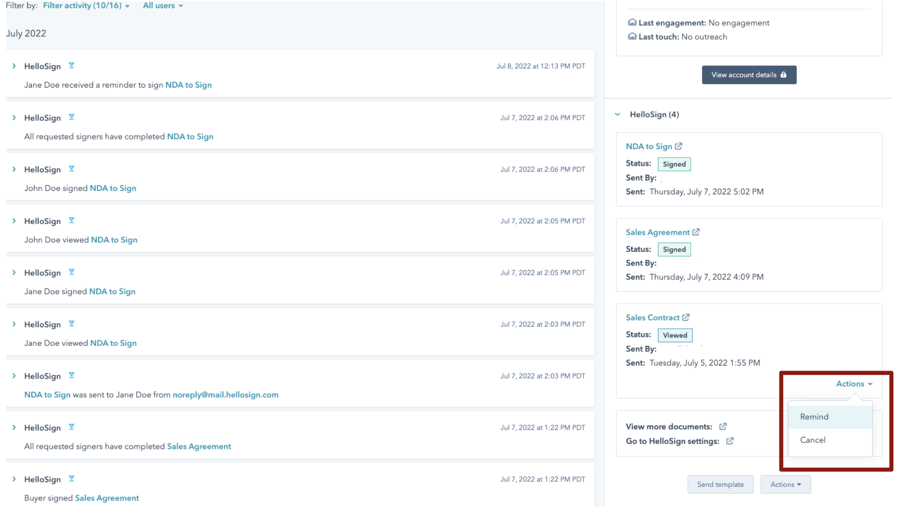 Send reminders and cancellations without leaving HubSpot